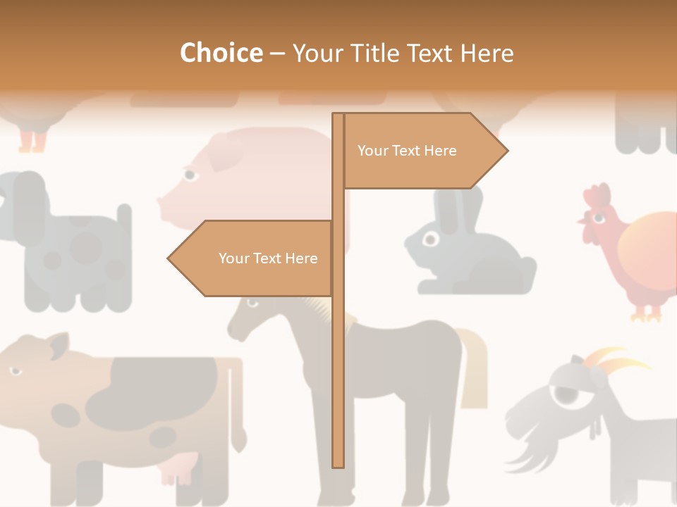 Goose Bird Home PowerPoint Template