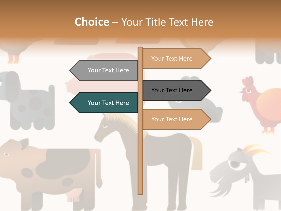 Goose Bird Home PowerPoint Template