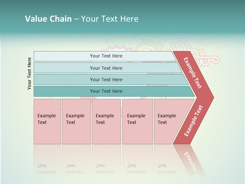 Swirl Elements Cheerful PowerPoint Template