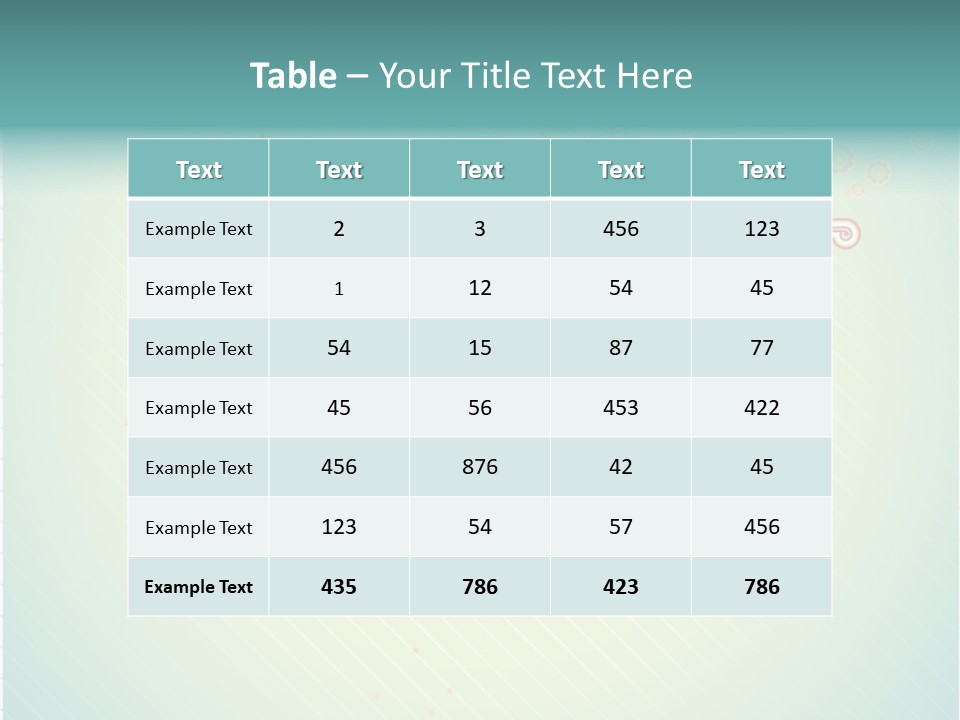 Swirl Elements Cheerful PowerPoint Template