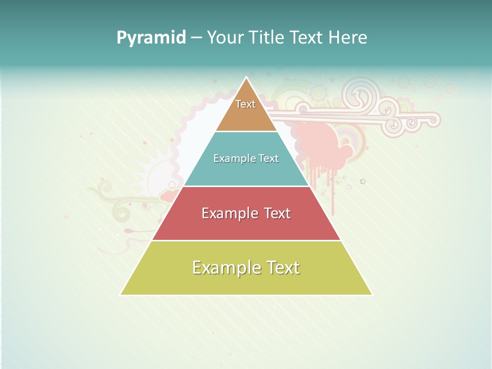 Swirl Elements Cheerful PowerPoint Template