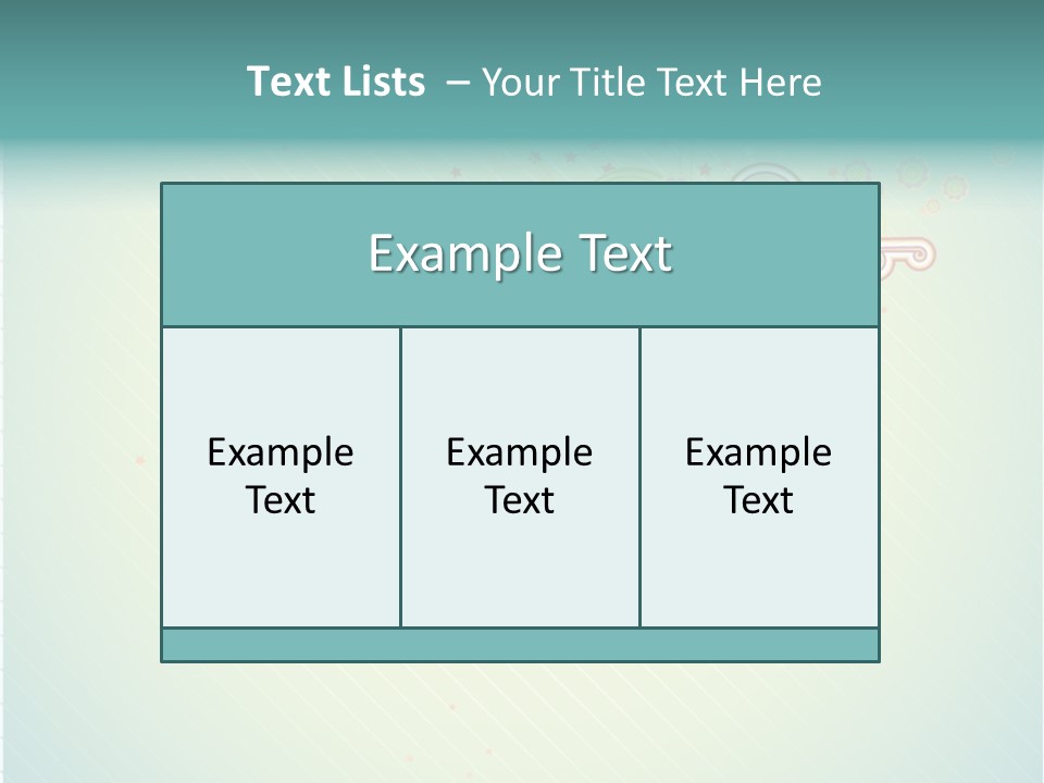Swirl Elements Cheerful PowerPoint Template