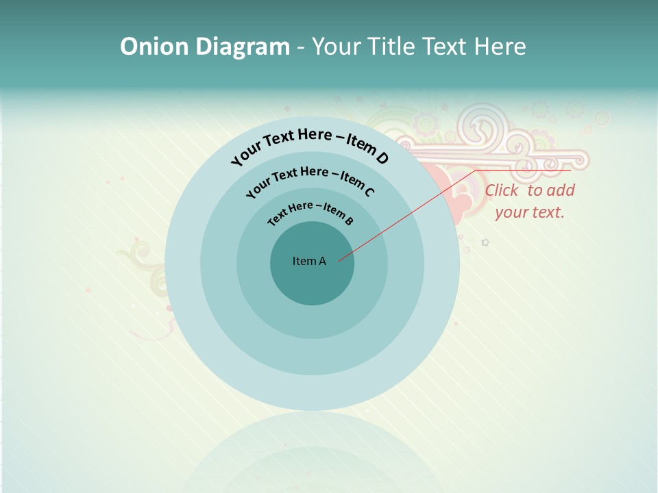 Swirl Elements Cheerful PowerPoint Template