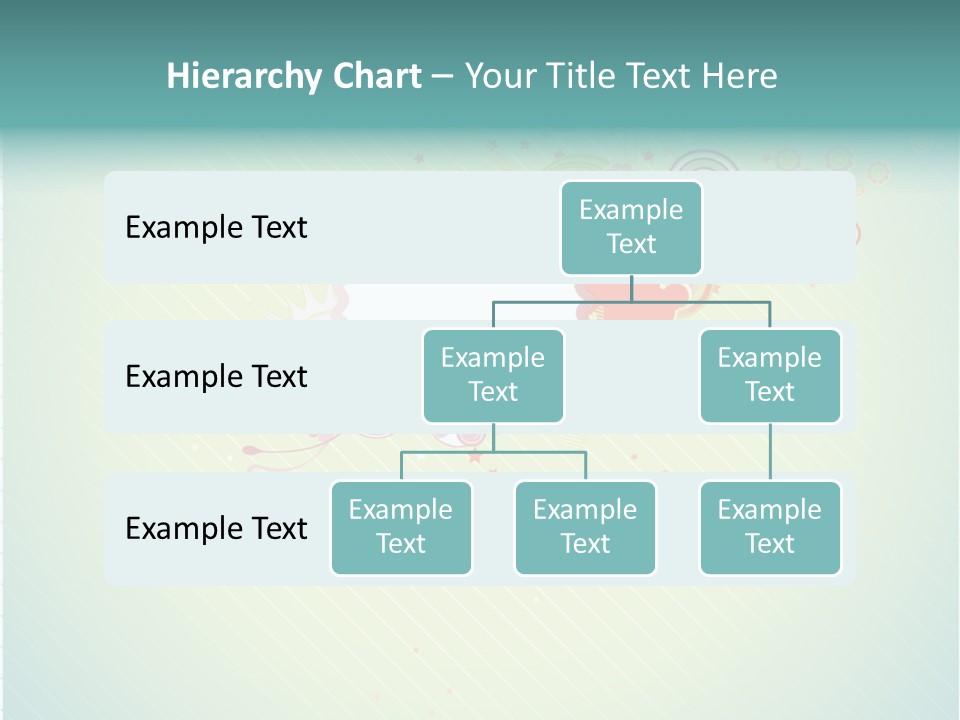 Swirl Elements Cheerful PowerPoint Template