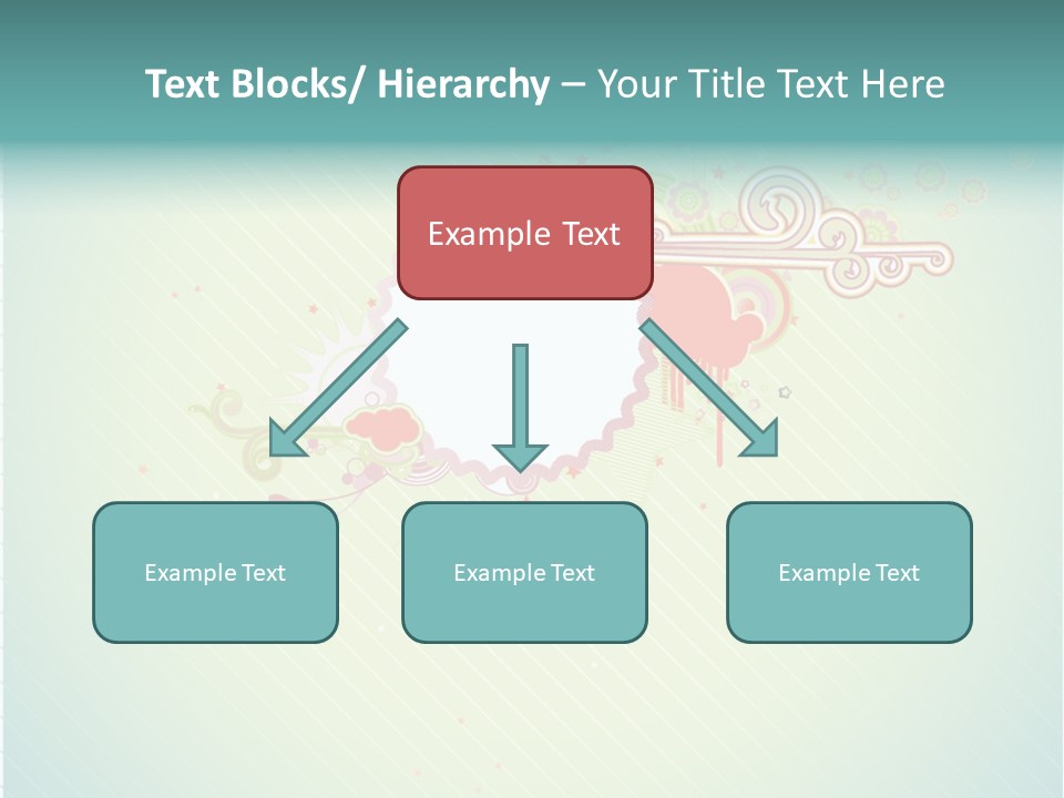 Swirl Elements Cheerful PowerPoint Template
