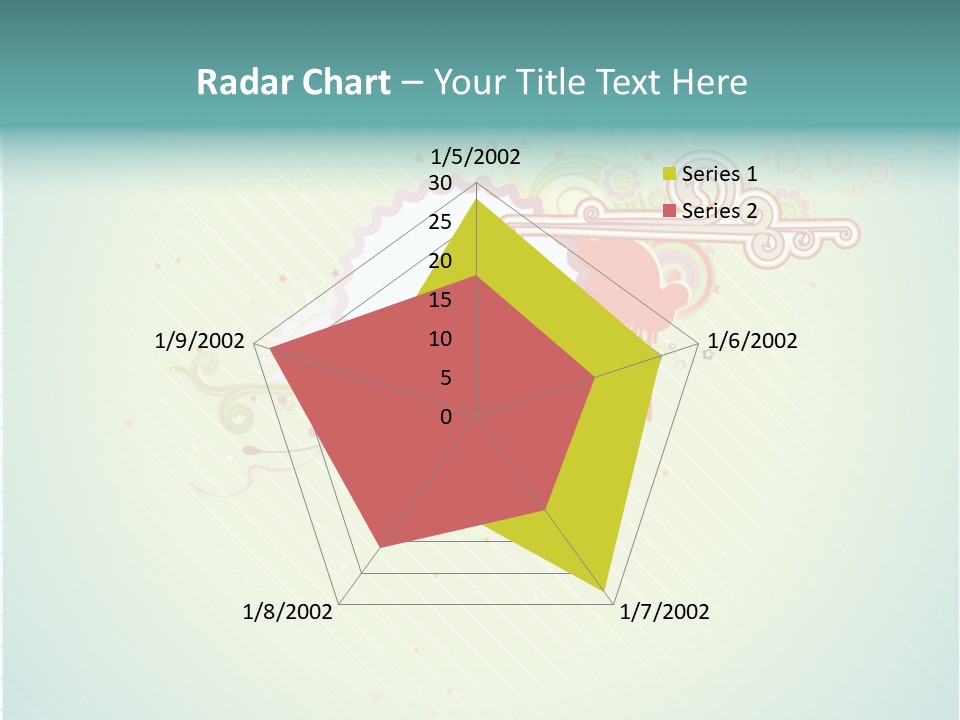 Swirl Elements Cheerful PowerPoint Template