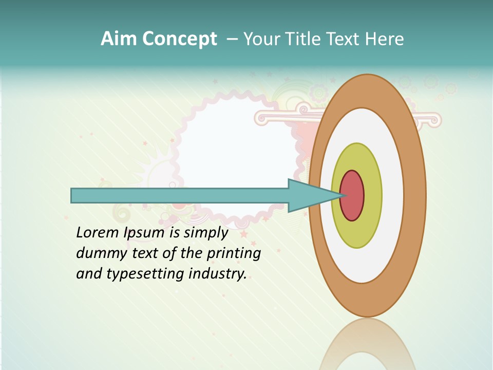 Swirl Elements Cheerful PowerPoint Template