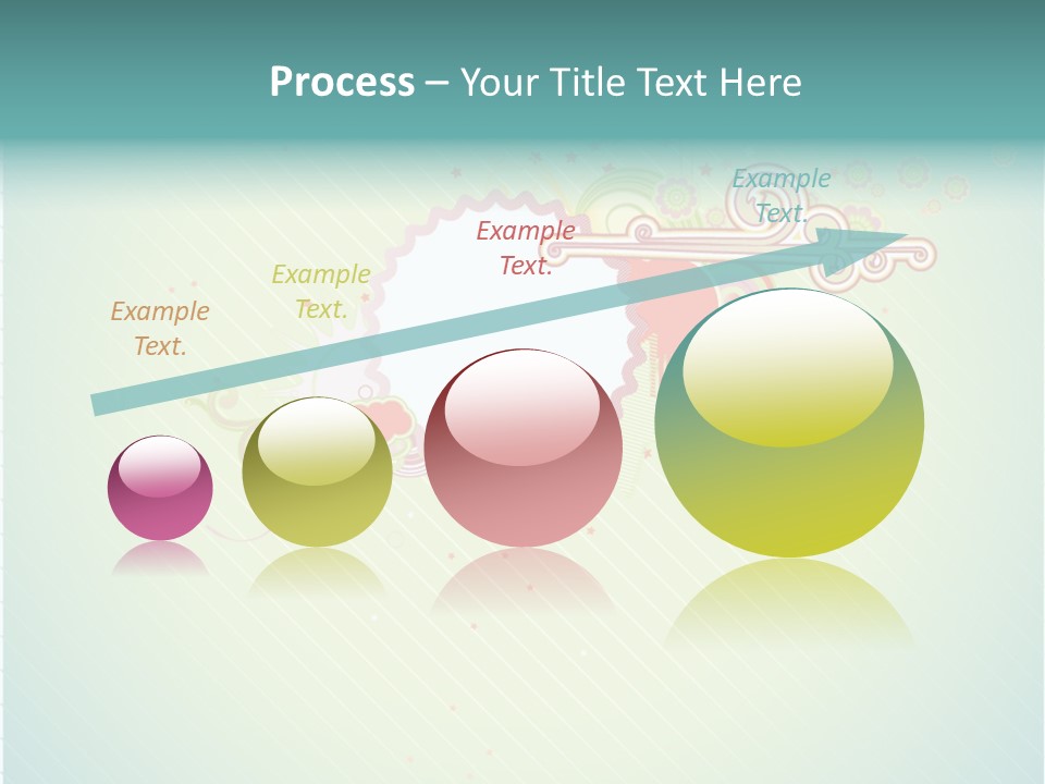 Swirl Elements Cheerful PowerPoint Template