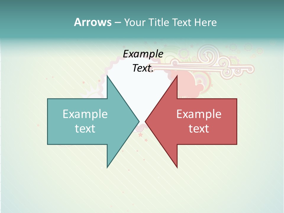 Swirl Elements Cheerful PowerPoint Template