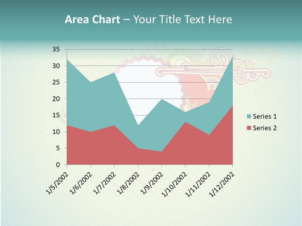 Swirl Elements Cheerful PowerPoint Template
