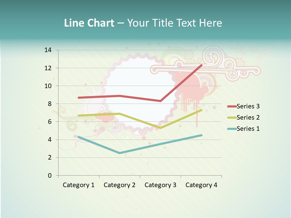 Swirl Elements Cheerful PowerPoint Template