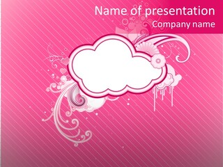 Retrostyled Hearts Silhouette PowerPoint Template