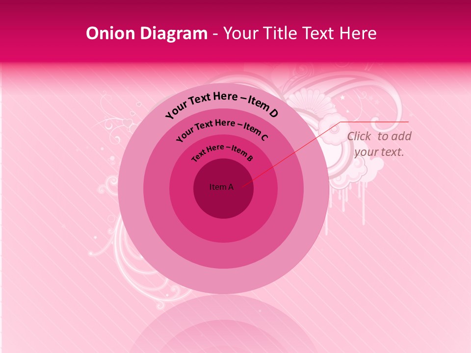 Retrostyled Hearts Silhouette PowerPoint Template
