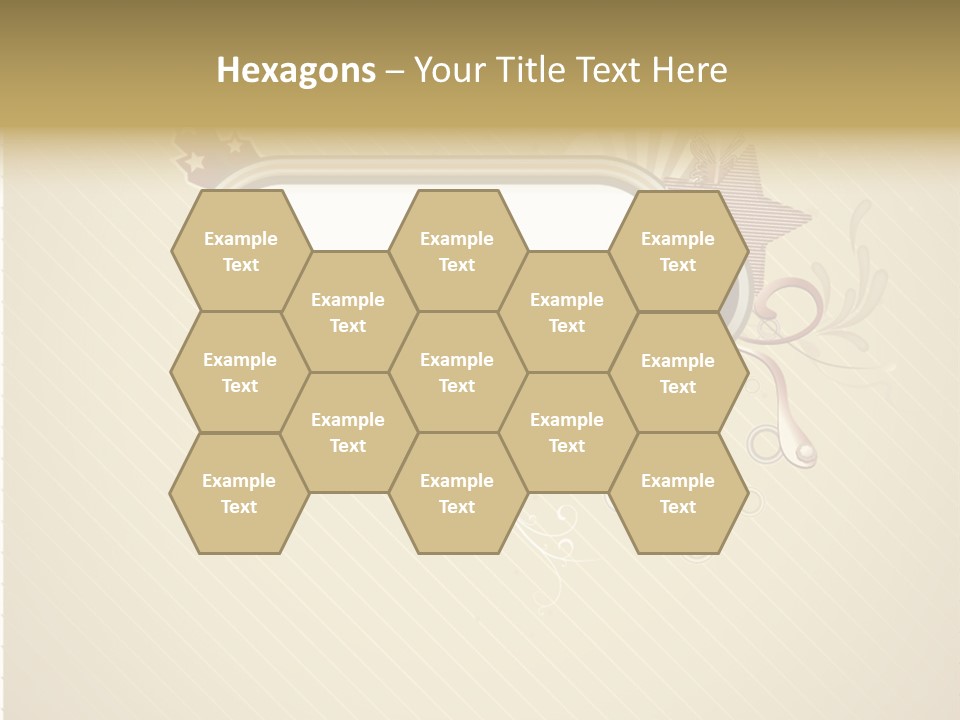 A Picture Frame With A Crown On Top Of It PowerPoint Template