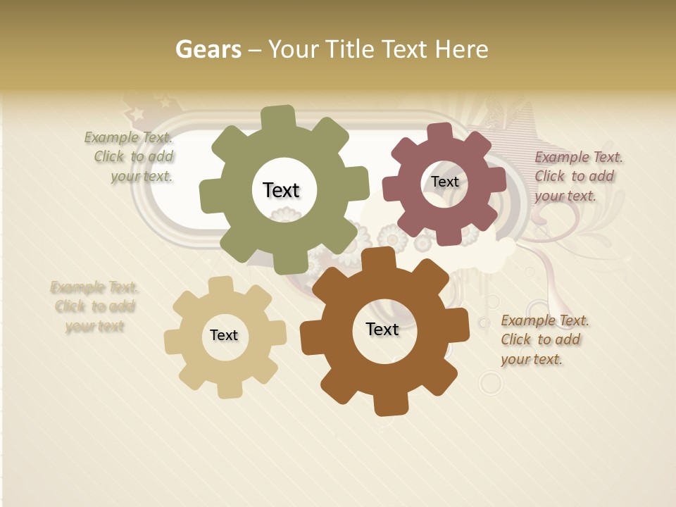 A Picture Frame With A Crown On Top Of It PowerPoint Template