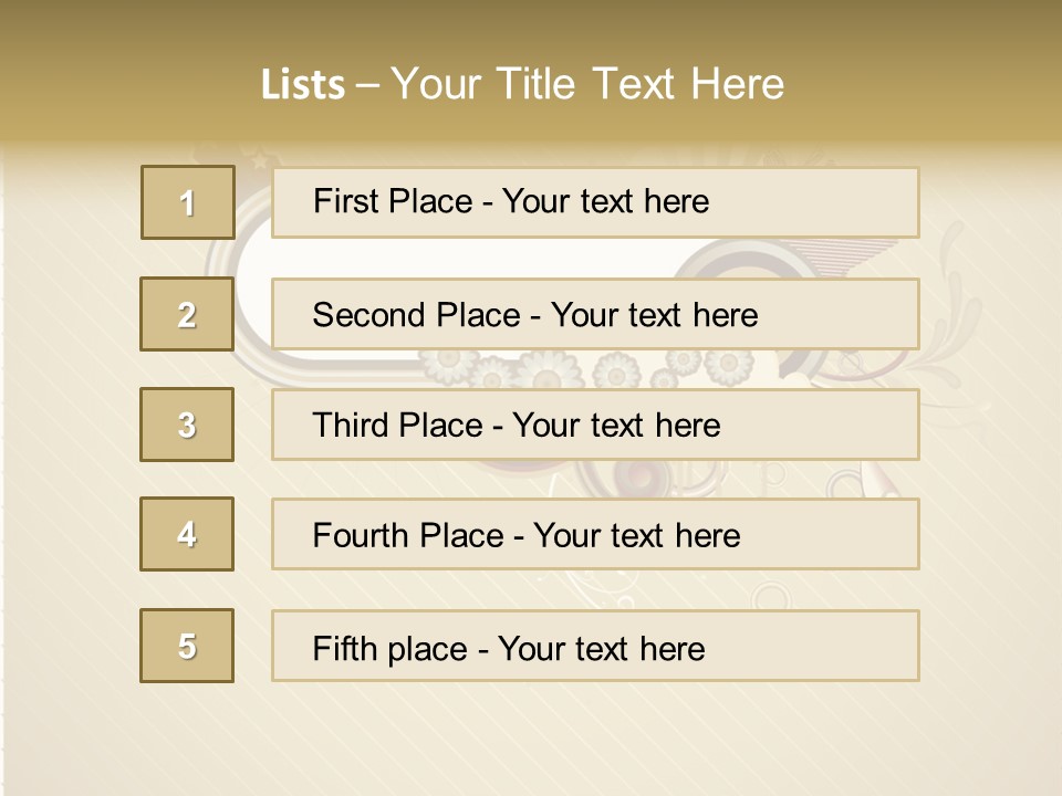 A Picture Frame With A Crown On Top Of It PowerPoint Template