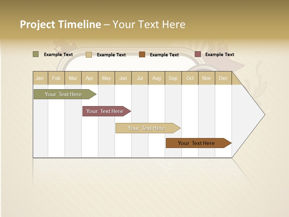 A Picture Frame With A Crown On Top Of It PowerPoint Template