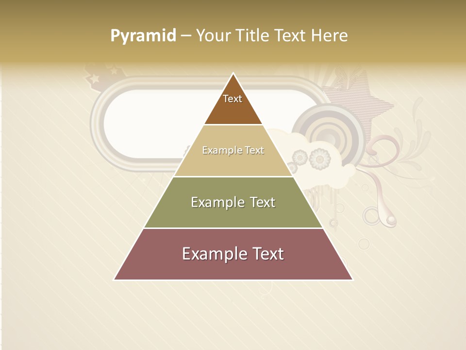 A Picture Frame With A Crown On Top Of It PowerPoint Template