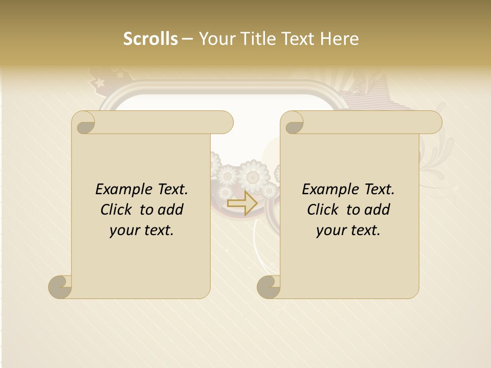 A Picture Frame With A Crown On Top Of It PowerPoint Template