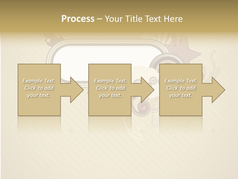A Picture Frame With A Crown On Top Of It PowerPoint Template
