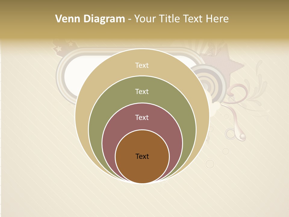 A Picture Frame With A Crown On Top Of It PowerPoint Template