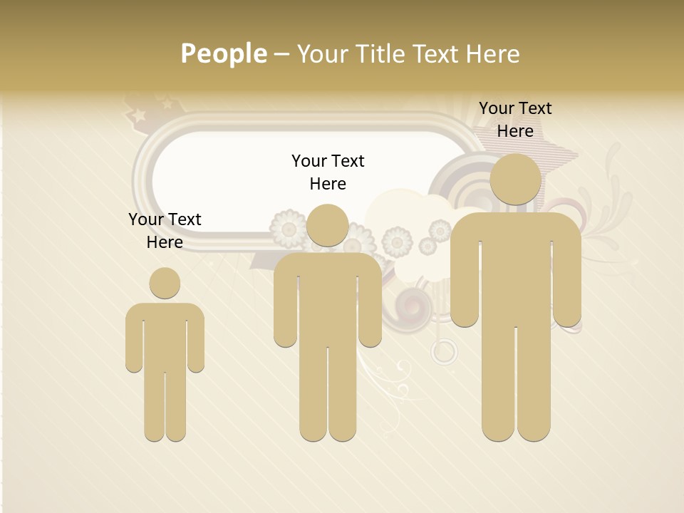 A Picture Frame With A Crown On Top Of It PowerPoint Template