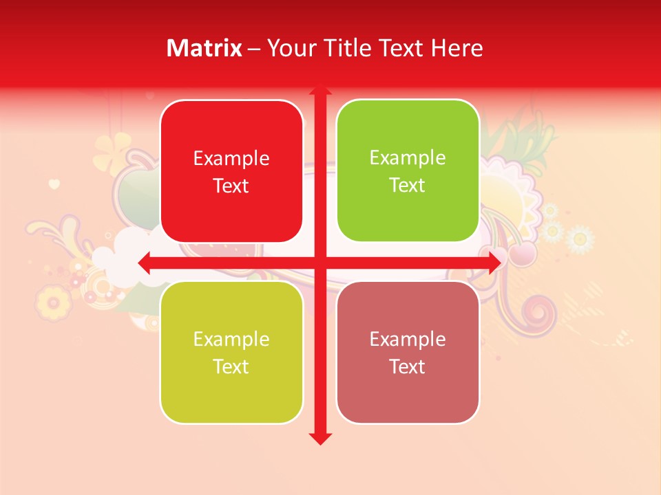 Orange Fun Elements PowerPoint Template