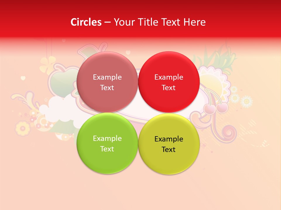 Orange Fun Elements PowerPoint Template