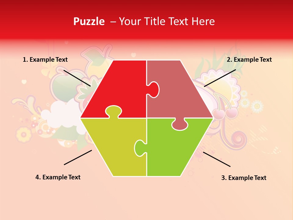 Orange Fun Elements PowerPoint Template