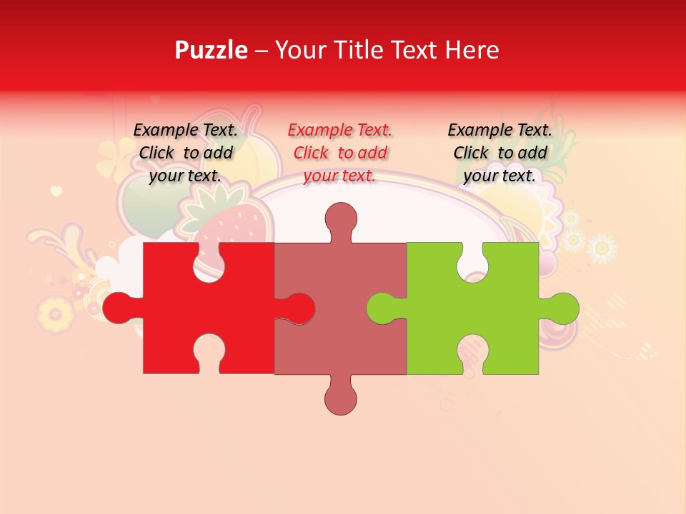 Orange Fun Elements PowerPoint Template