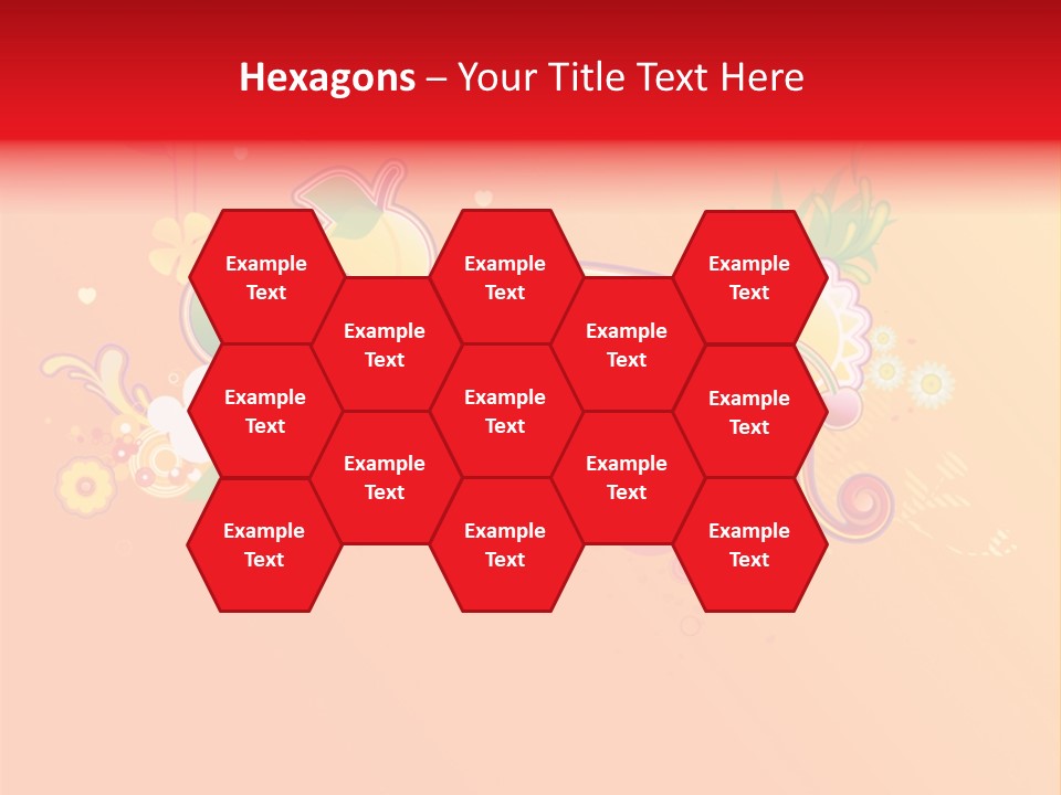 Orange Fun Elements PowerPoint Template