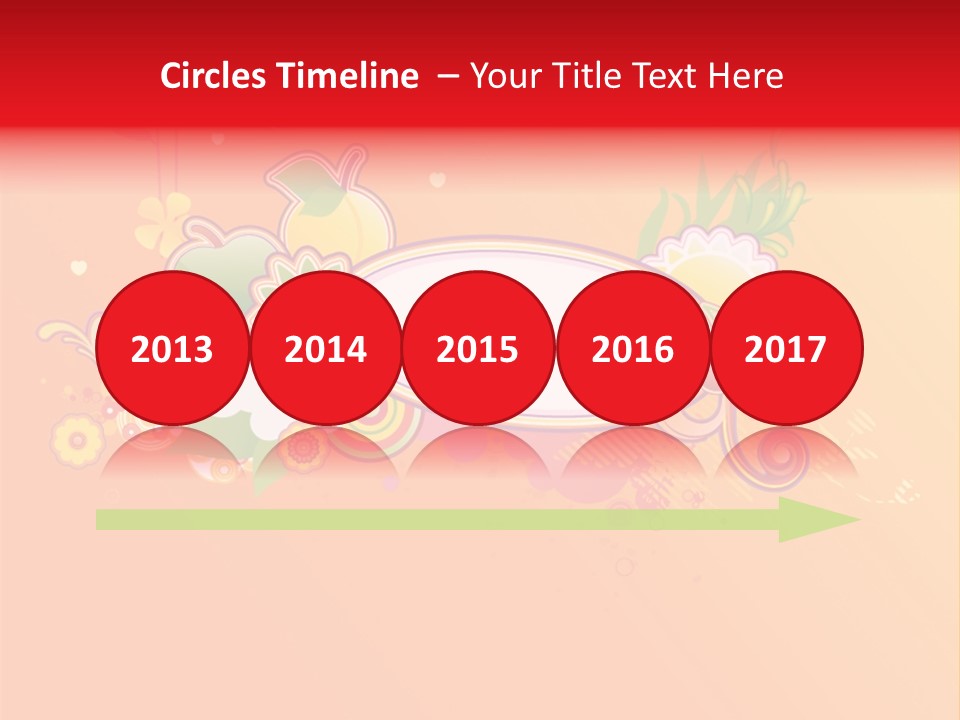 Orange Fun Elements PowerPoint Template