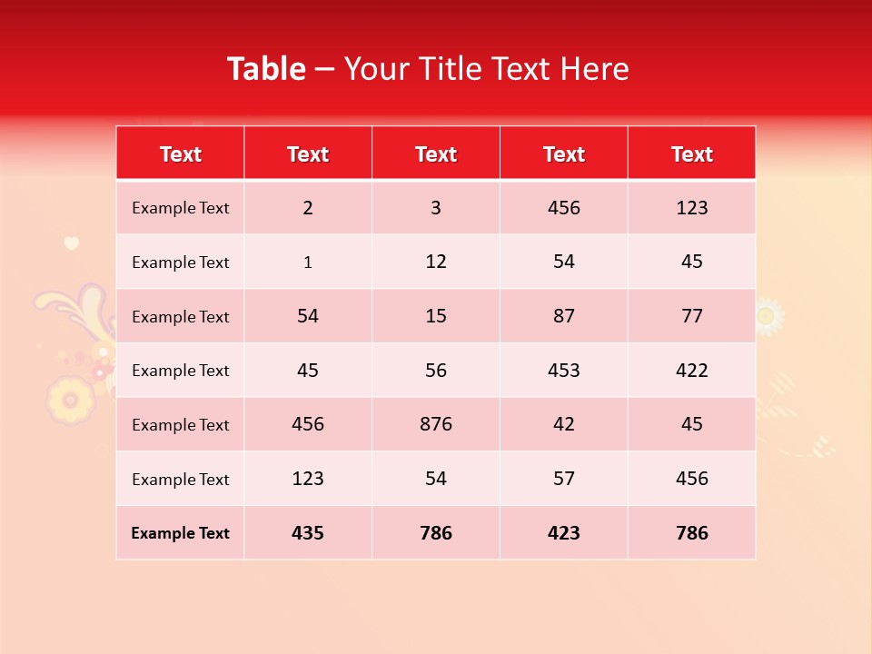 Orange Fun Elements PowerPoint Template