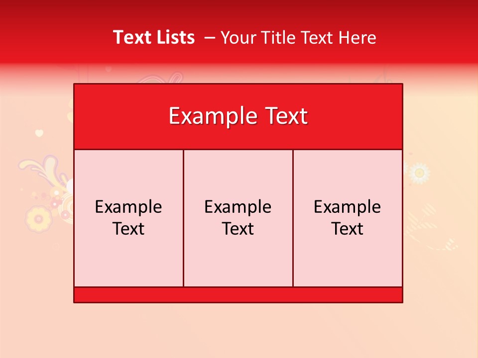 Orange Fun Elements PowerPoint Template