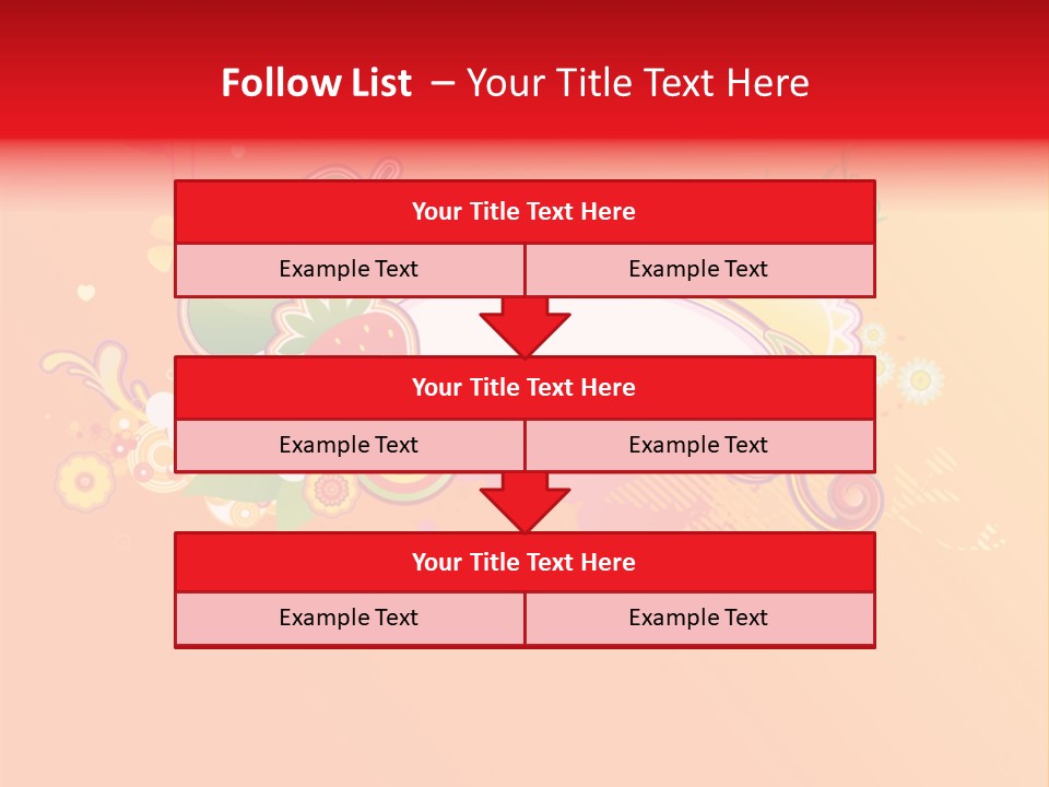 Orange Fun Elements PowerPoint Template