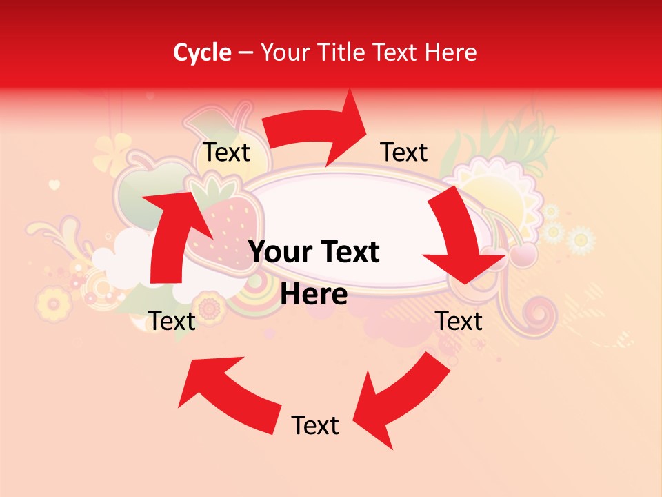 Orange Fun Elements PowerPoint Template