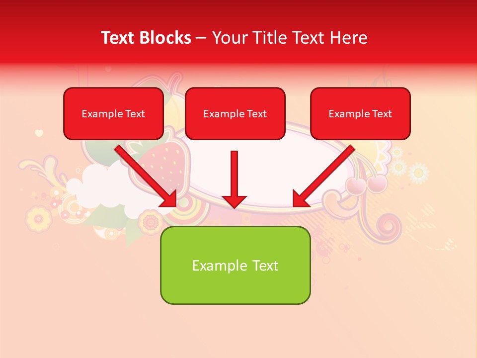 Orange Fun Elements PowerPoint Template