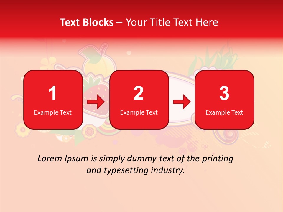 Orange Fun Elements PowerPoint Template