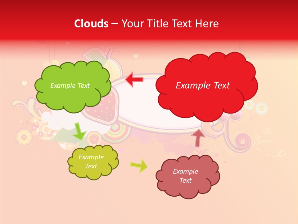 Orange Fun Elements PowerPoint Template
