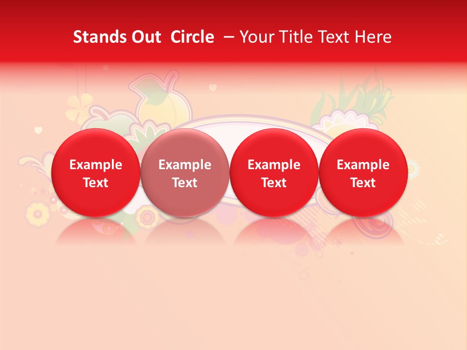 Orange Fun Elements PowerPoint Template