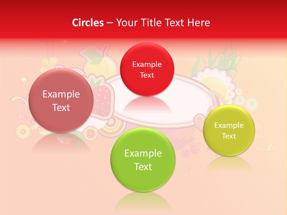 Orange Fun Elements PowerPoint Template