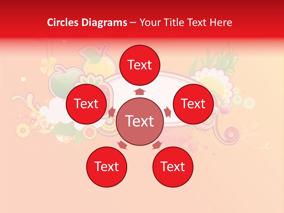 Orange Fun Elements PowerPoint Template