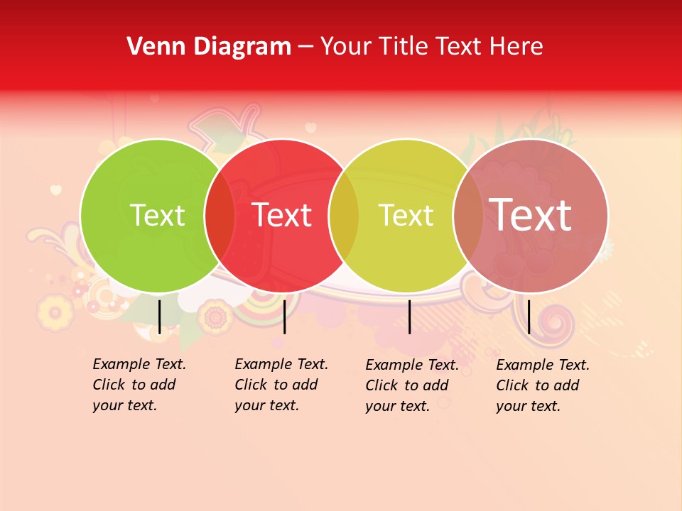 Orange Fun Elements PowerPoint Template