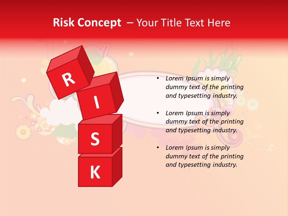 Orange Fun Elements PowerPoint Template