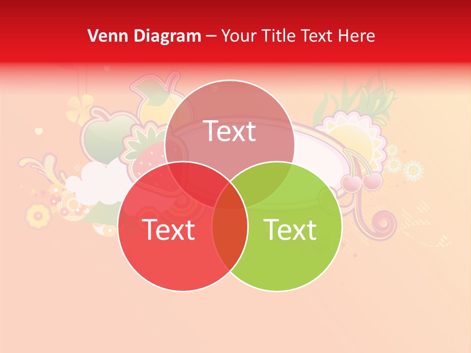 Orange Fun Elements PowerPoint Template