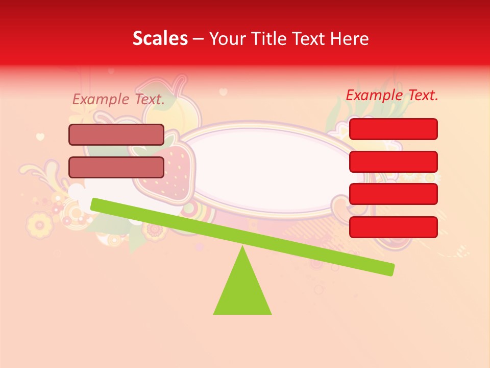 Orange Fun Elements PowerPoint Template