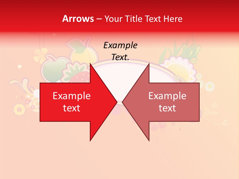 Orange Fun Elements PowerPoint Template