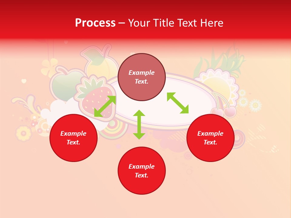 Orange Fun Elements PowerPoint Template