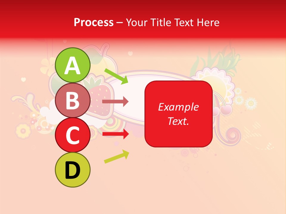 Orange Fun Elements PowerPoint Template