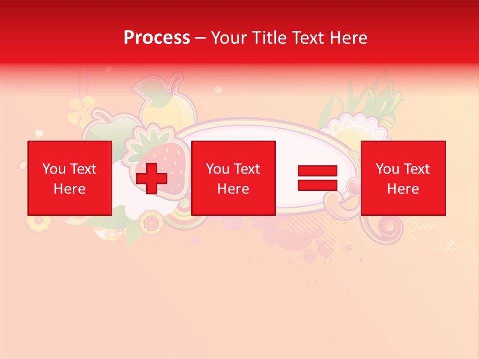 Orange Fun Elements PowerPoint Template